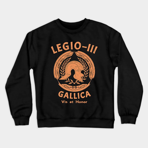 Legio 3 gallica Crewneck Sweatshirt by NicGrayTees